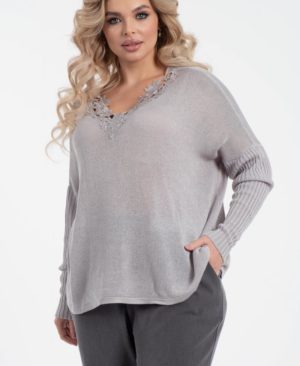 Джемпер серого цвета